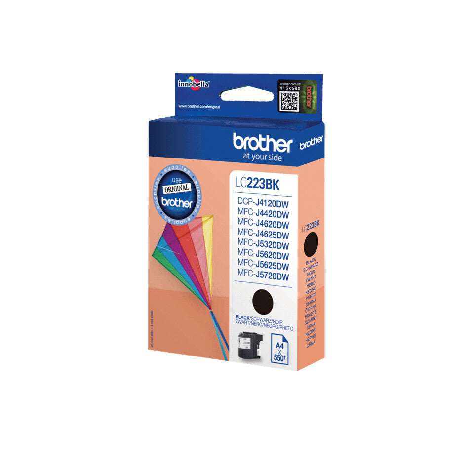 Brother LC-223BK bläckpatroner 1 styck Original Svart