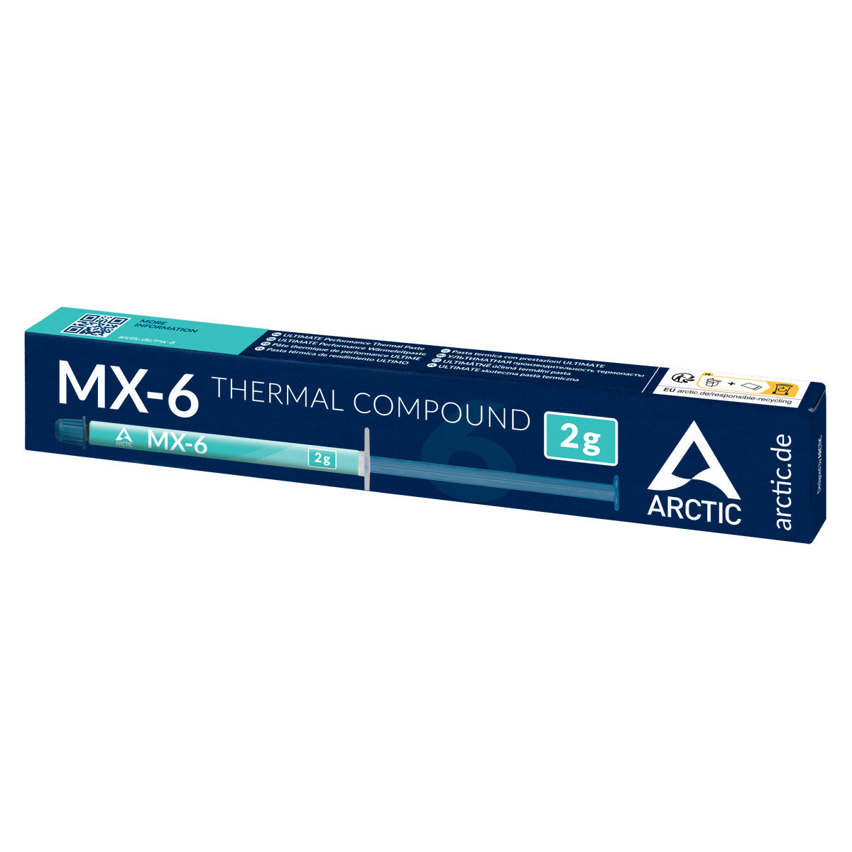 ARCTIC MX-6 kylflänsföreningar Termiskt fett 2 g