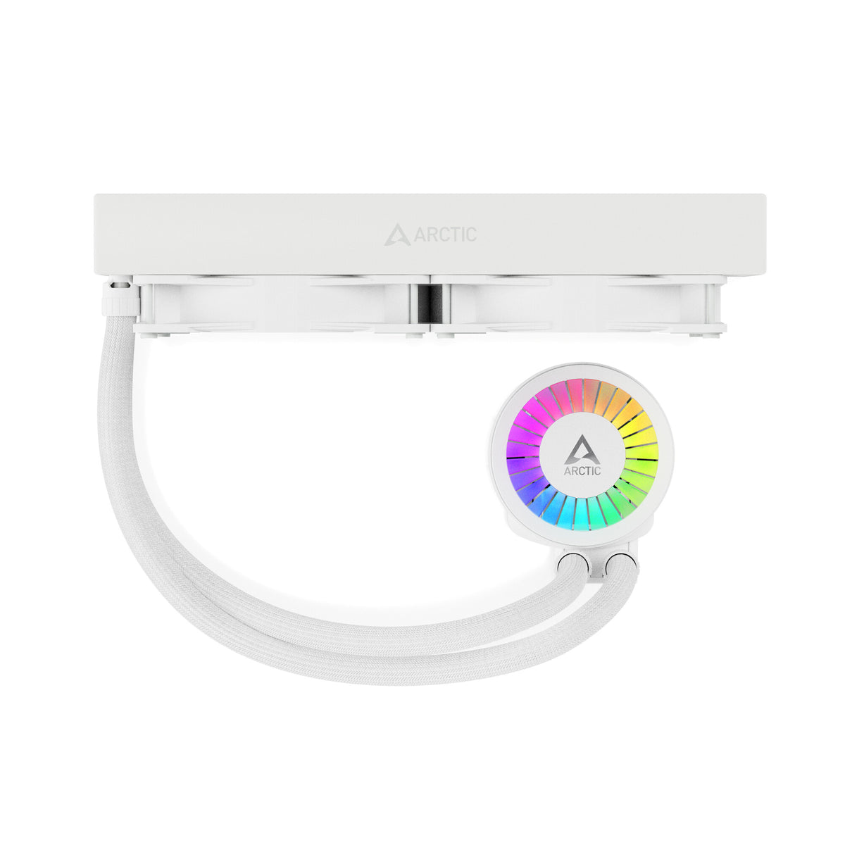 ARCTIC Liquid Freezer III 280 A-RGB Processor Allt-i-ett vätskekylare 14 cm Vit 1 styck