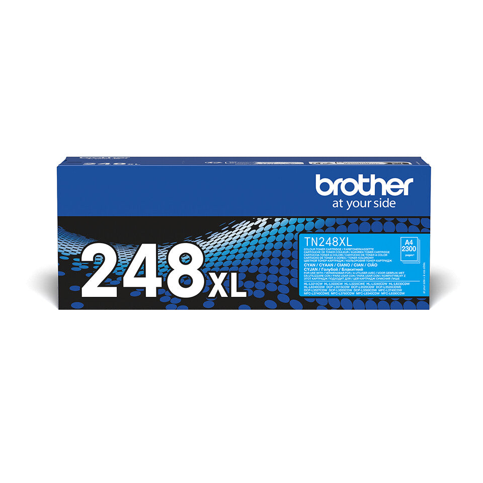 Brother TN-248XLC Tonerkassett 1 styck Original Cyan