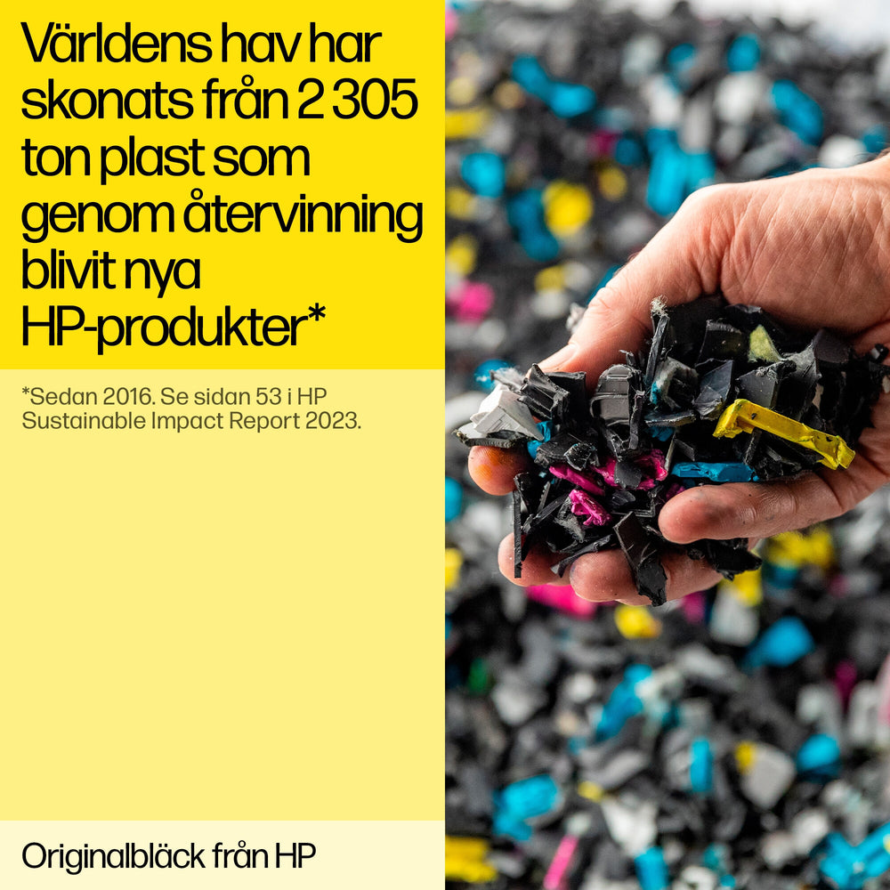 HP 301XL svart bläckpatron med hög kapacitet, original