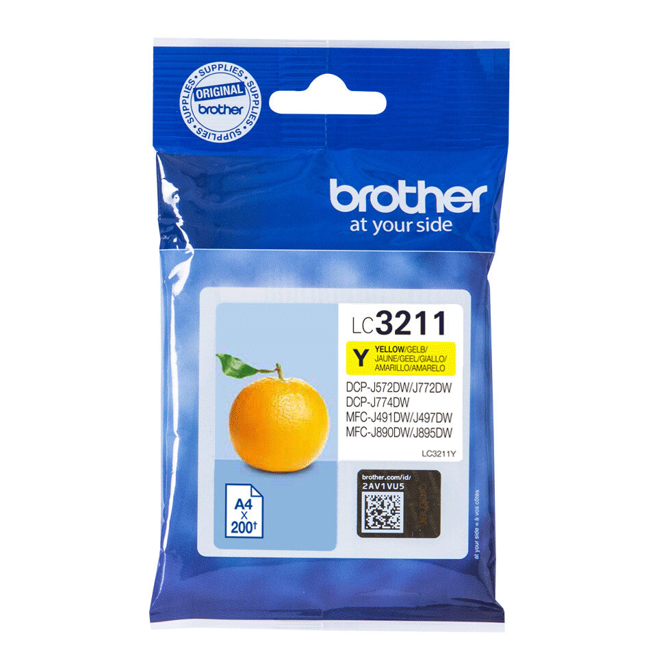 Brother LC3211Y bläckpatroner 1 styck Original Gul