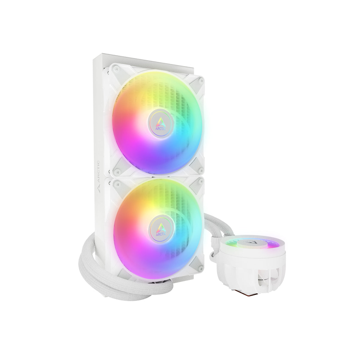 ARCTIC Liquid Freezer III 280 A-RGB Processor Allt-i-ett vätskekylare 14 cm Vit 1 styck