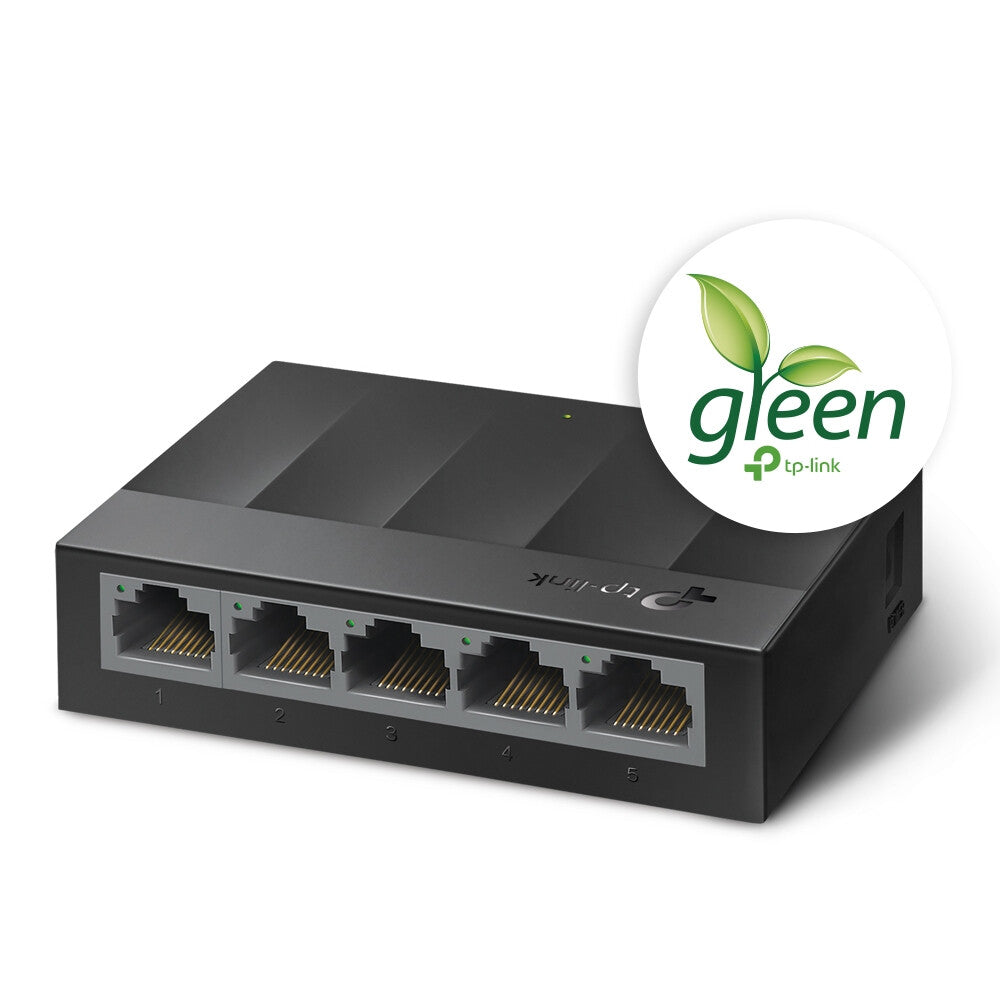TP-Link LS1005G nätverksswitchar Ohanterad Gigabit Ethernet (10/100/1000) Svart