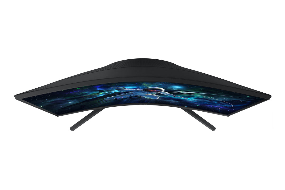 Samsung G55C platta pc-skärmar 68,6 cm (27") 2560 x 1440 pixlar Quad HD LED Svart