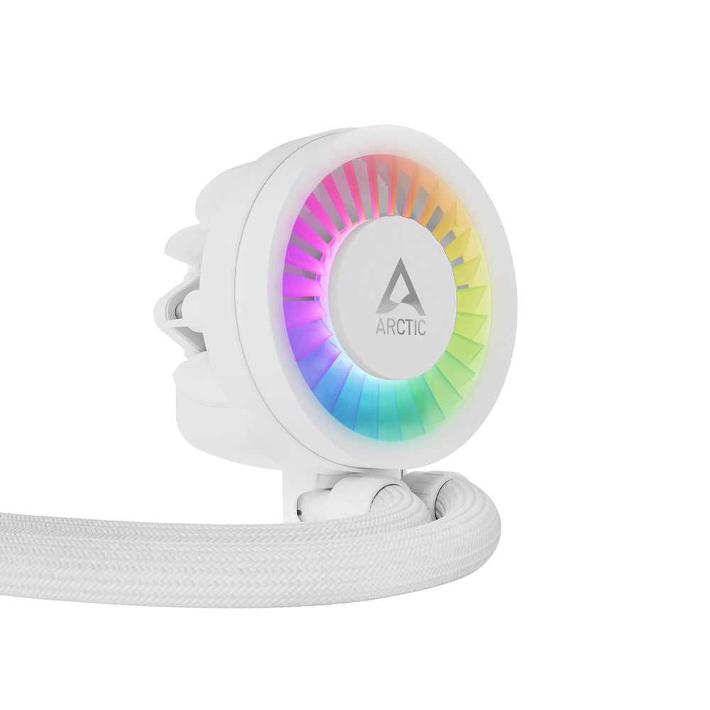 ARCTIC Liquid Freezer III 280 A-RGB Processor Allt-i-ett vätskekylare 14 cm Vit 1 styck