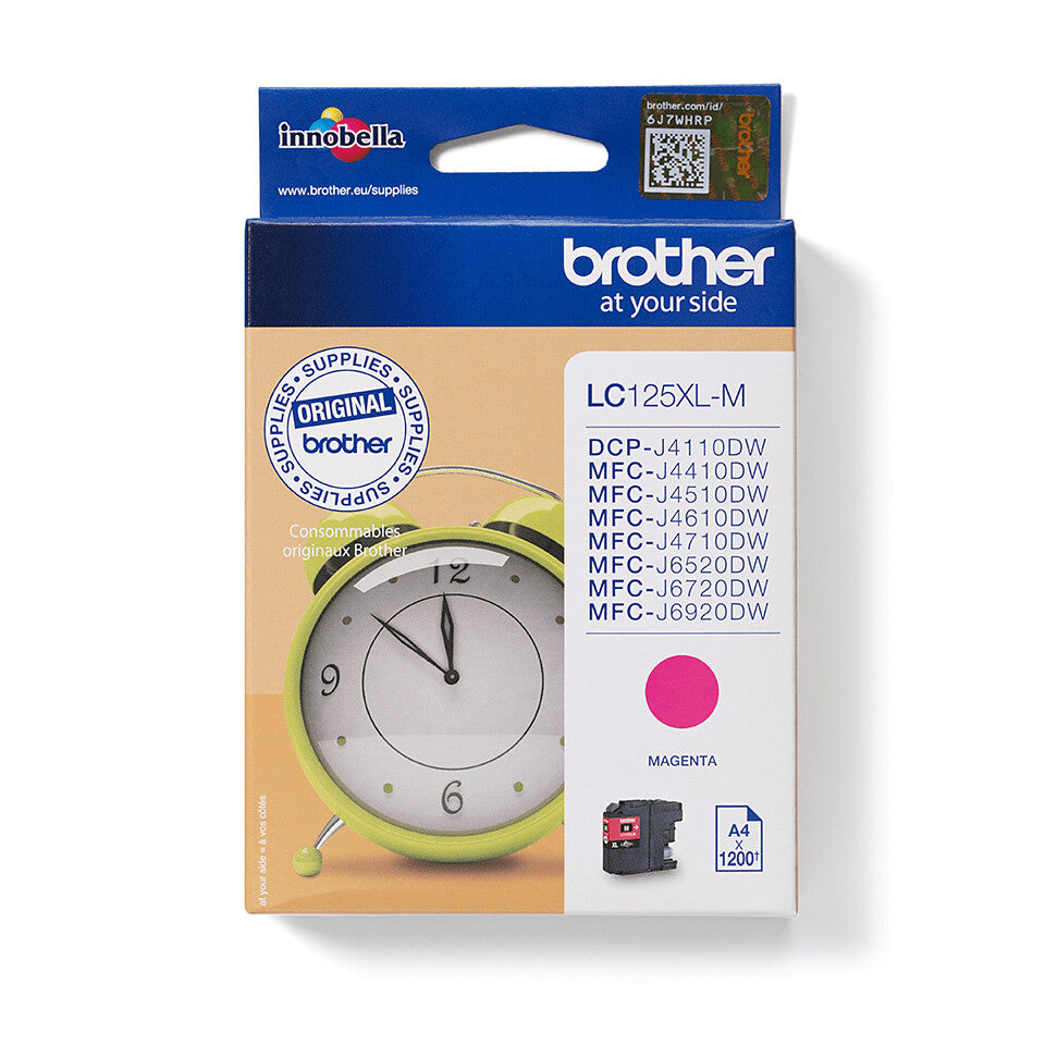 Brother LC125XLM bläckpatroner 1 styck Original Magenta
