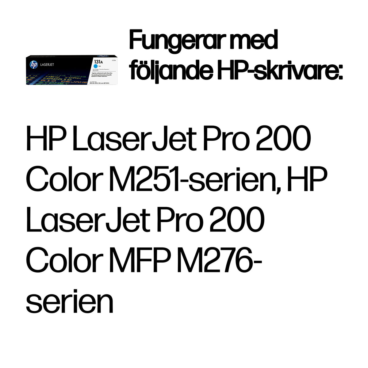 HP 131A cyan LaserJet-tonerkassett, original