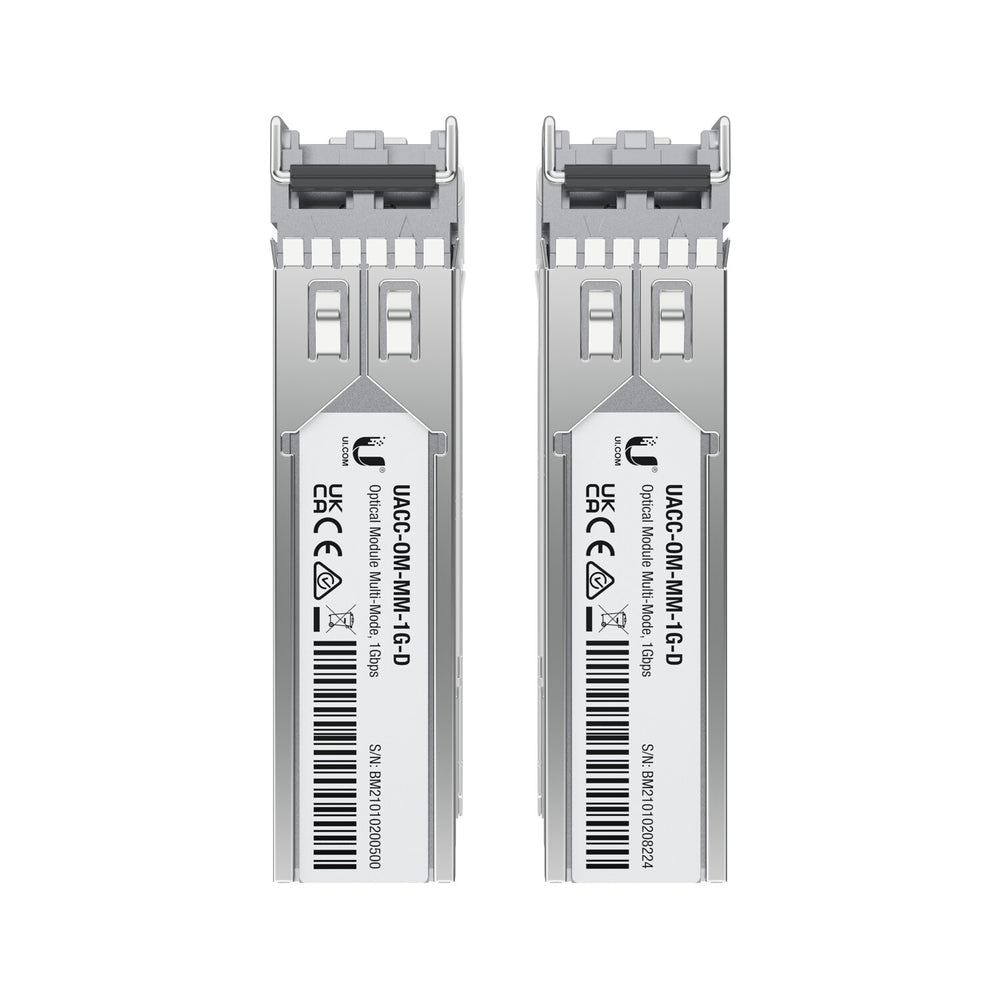 Ubiquiti UACC-OM-MM-1G-D-2 transceiver-moduler för nätverk Fiberoptik 1250 Mbit/s SFP