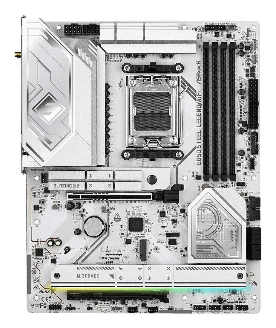 Asrock B850 Steel Legend WiFi AMD B850 AM5-sockel ATX