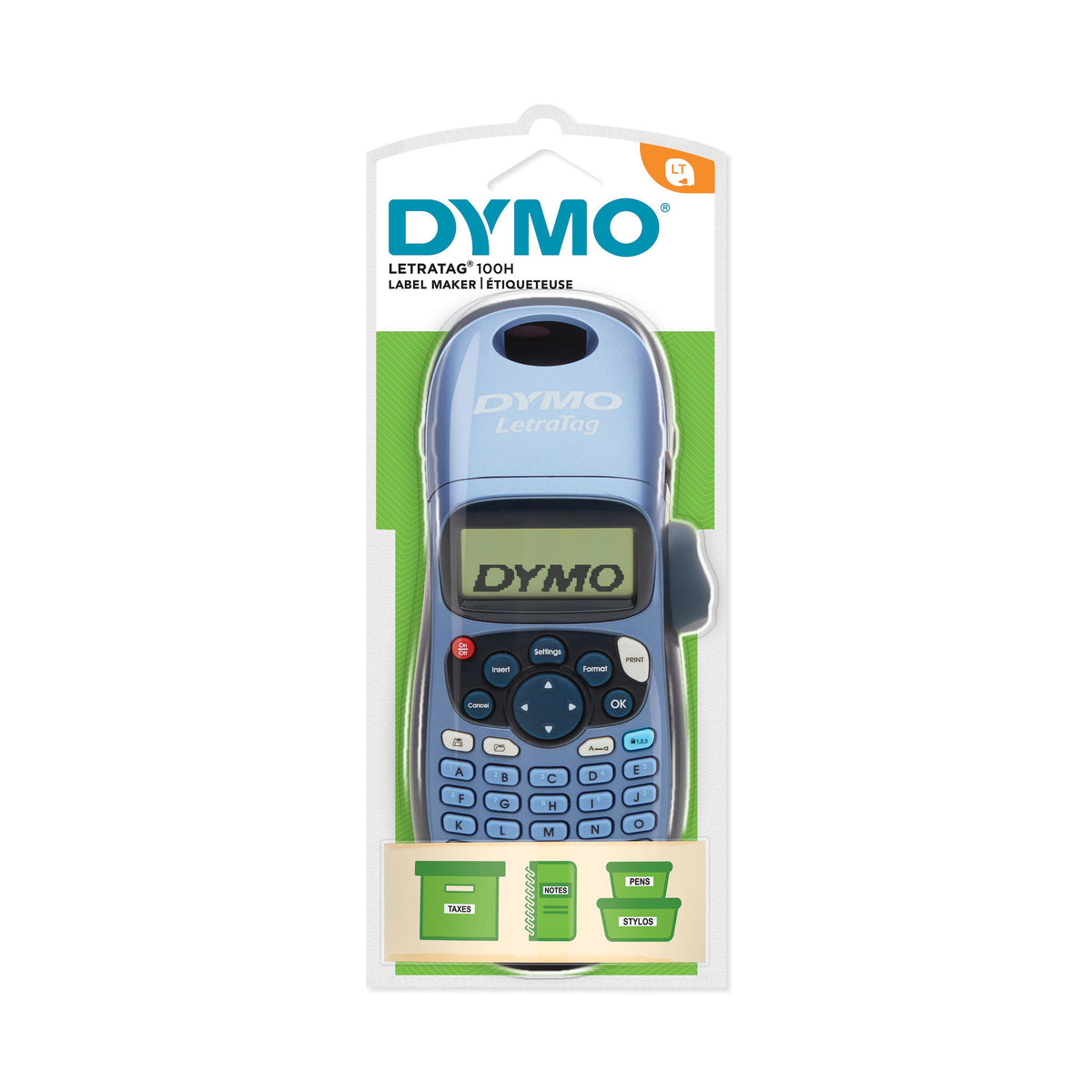 DYMO LetraTag LT-100H + Tape etikettskrivare 160 x 160 DPI 6,8 mm/sek ABC