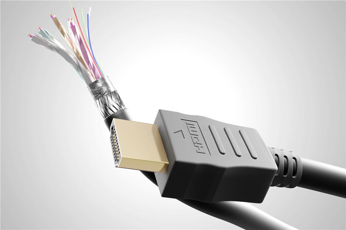HL HL0410840 HDMI-kabel 2 m HDMI Typ A (standard) Svart