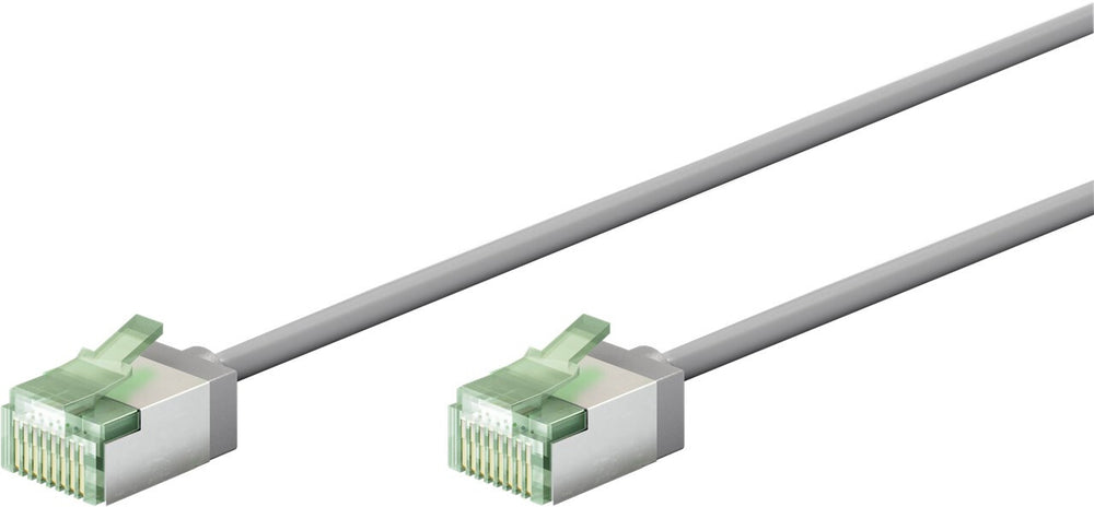 Goobay 74343 nätverkskablar Grå 0,15 m Cat8.1 U/FTP (STP)