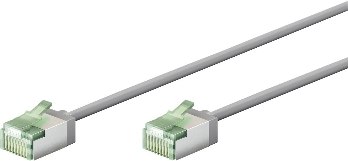 Goobay 74343 nätverkskablar Grå 0,15 m Cat8.1 U/FTP (STP)