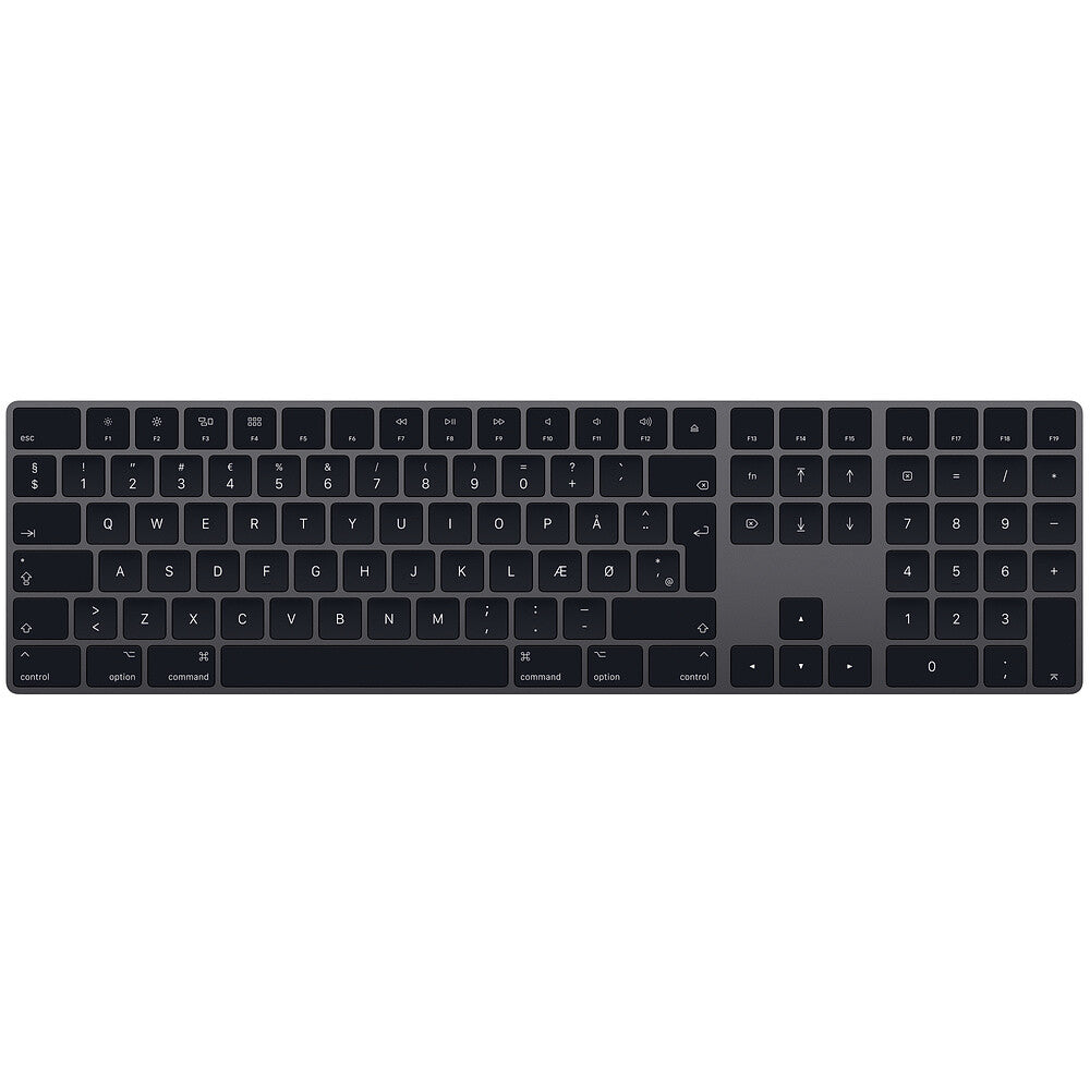 Apple Magic Keyboard tangentbord Bluetooth QWERTY Dansk Grå
