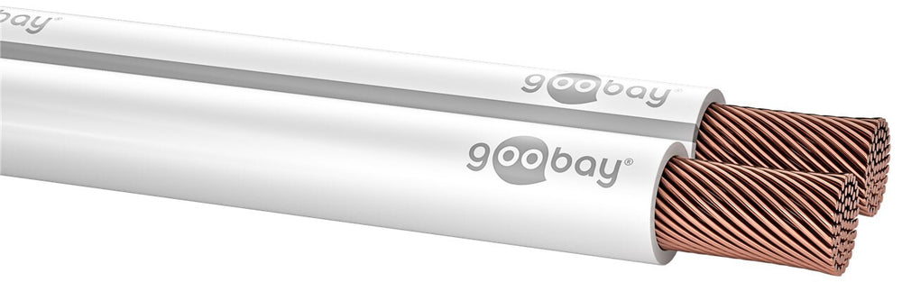Goobay 15112 ljudkabel 10 m Vit