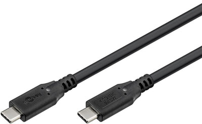 Goobay 74183 USB-kablar USB4 Gen 2x2 1 m USB C Svart