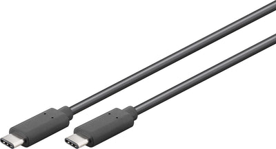 Goobay 67976 USB-kablar USB 2.0 1 m USB C Grå