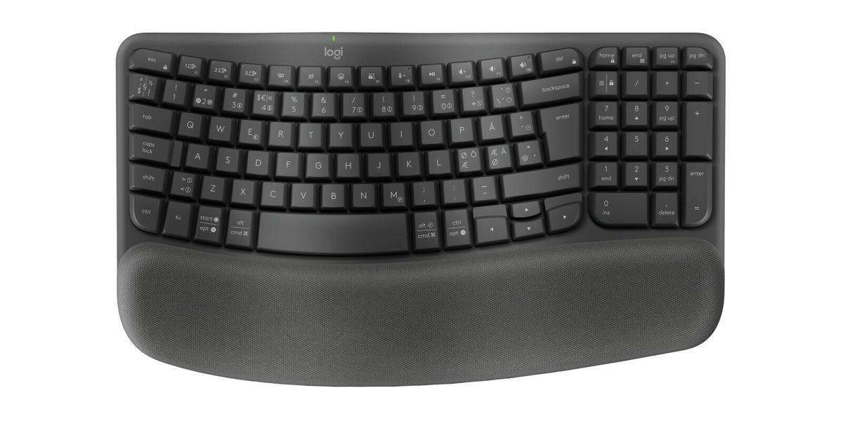 Logitech 920-012332 tangentbord Kontor Trådlös RF + Bluetooth QWERTY Nordic grafit