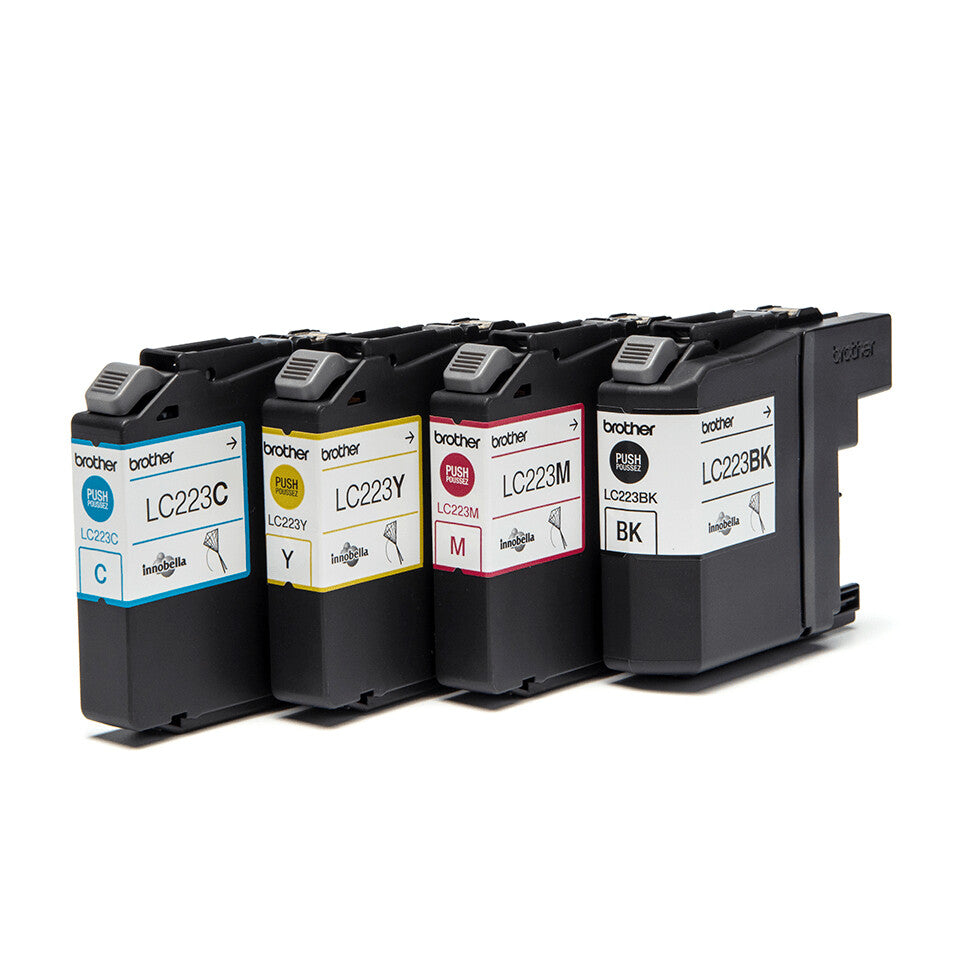 Brother LC223VALBPDR bläckpatroner 4 styck Original Svart, Cyan, Magenta, Gul