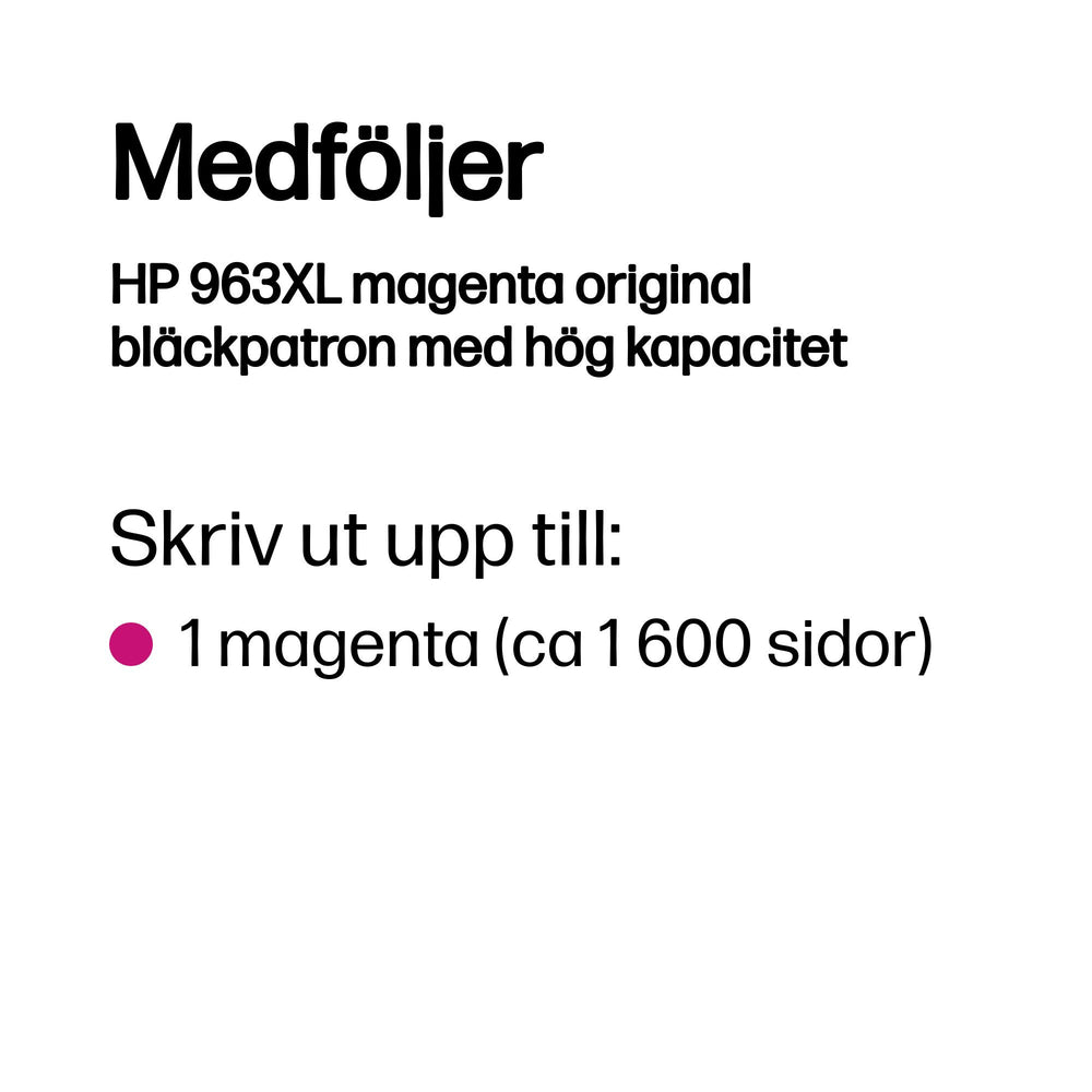 HP 963XL magenta original bläckpatron med hög kapacitet