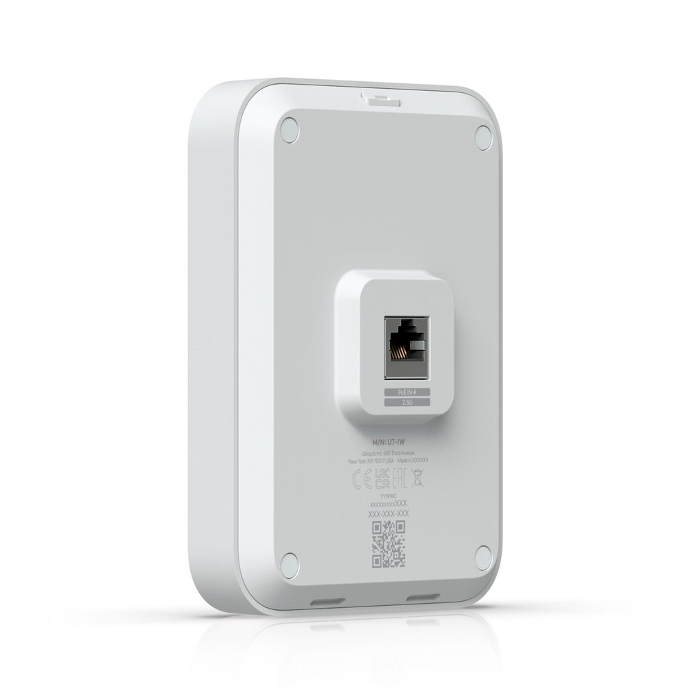 Ubiquiti U7 In-Wall 4300 Mbit/s Vit Strömförsörjning via Ethernet (PoE) stöd