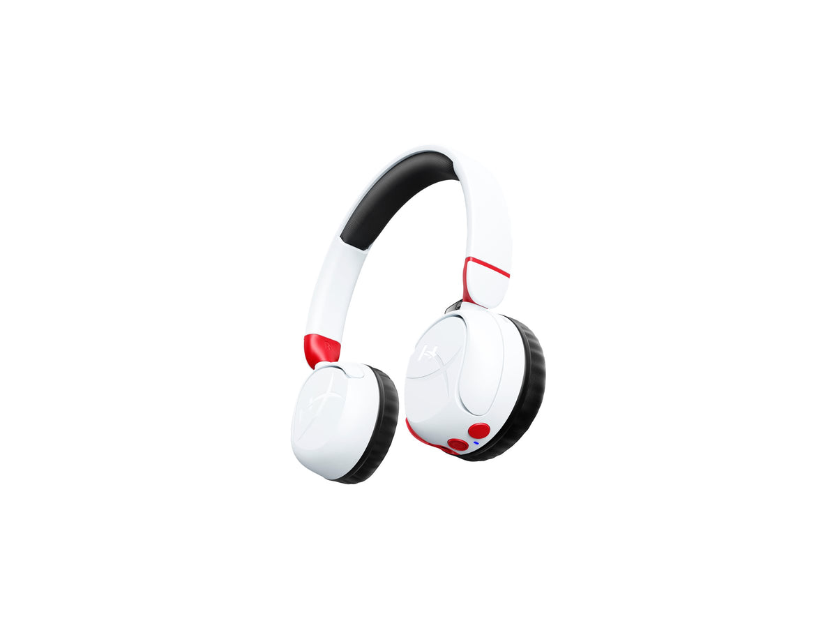 HyperX Cloud Mini – Trådlöst Gamingheadset med Bluetooth 5.3, ANC & 3,5 mm (Vitt)