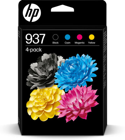 HP 937 CMYK originalbläckpatron 4-pack