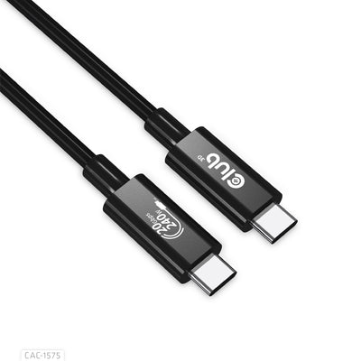 CLUB3D CAC-1575 USB-kablar USB4 Gen 2x2 2 m USB C Svart
