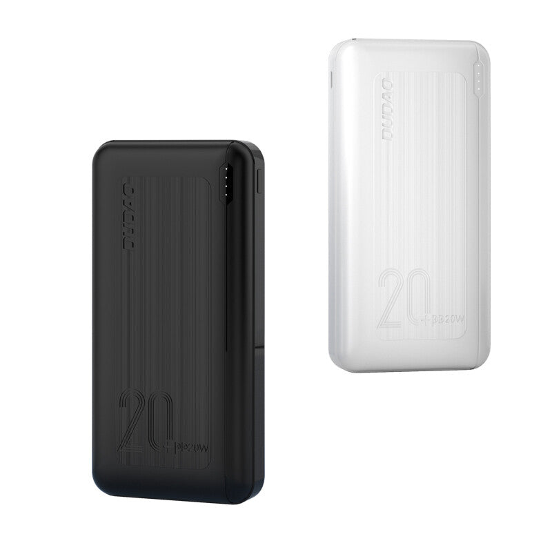 DUDAO powerbank 20000 mAh Power Delivery 20 W Quick Charge 3.0 2x USB / USB Type C white (K12PQ + white) Polymer Vit