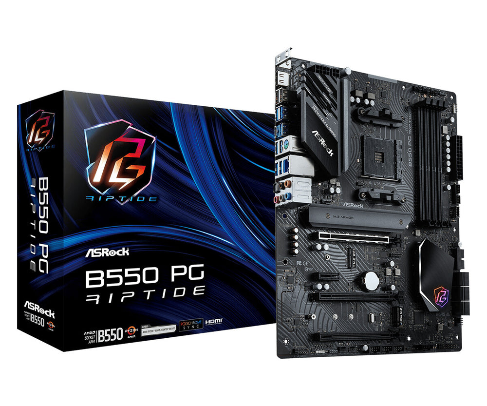 Asrock B550 PG Riptide AMD B550 Uttag AM4 ATX