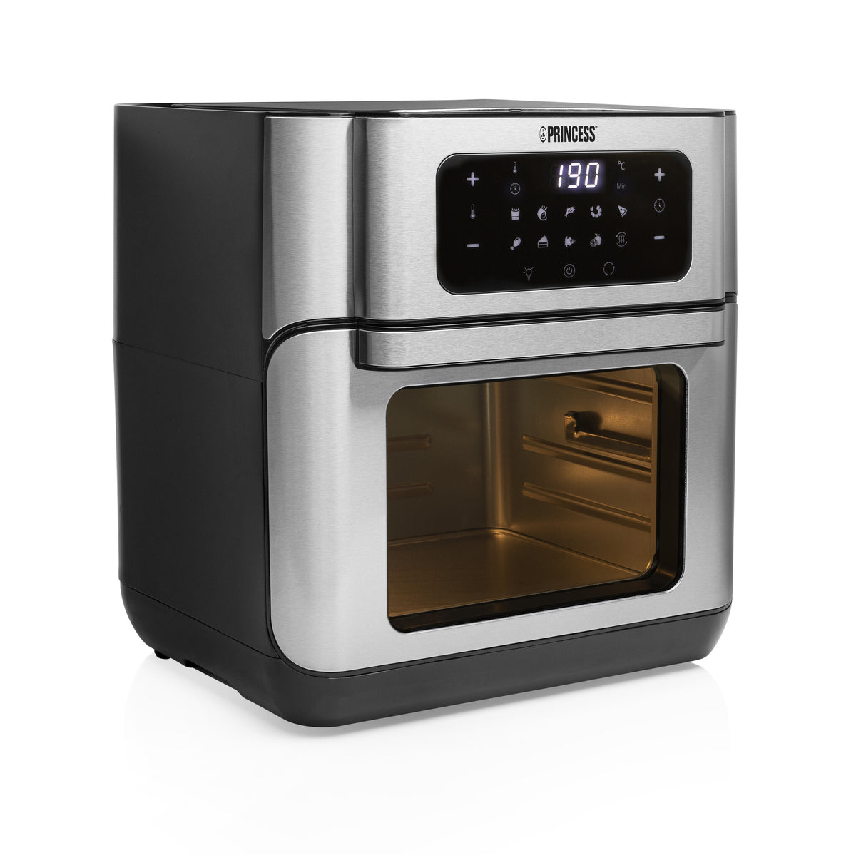 Princess 182065 Single 10 l Fristående 1500 W Varmluftsfritös Silver