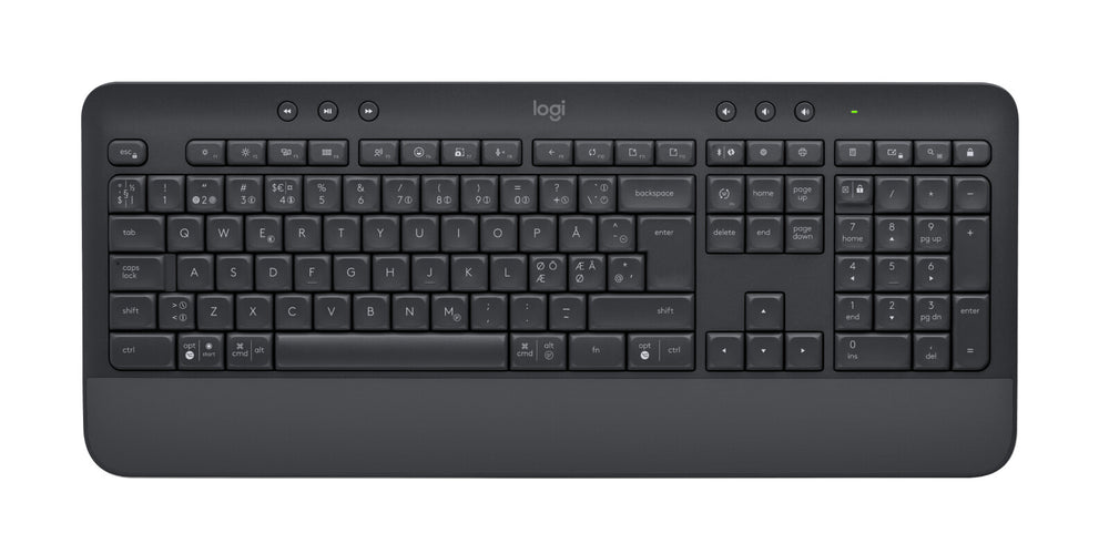 Logitech 920-011010 tangentbord Mus inkluderad Kontor Bluetooth QWERTY Nordic grafit