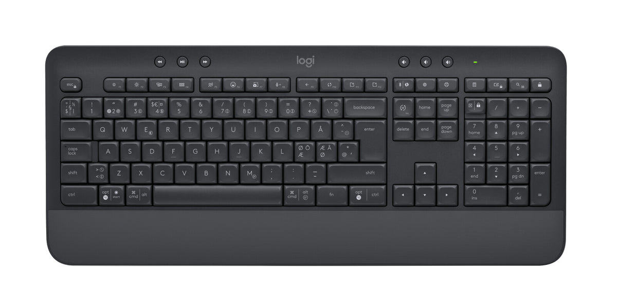 Logitech 920-011010 tangentbord Mus inkluderad Kontor Bluetooth QWERTY Nordic grafit