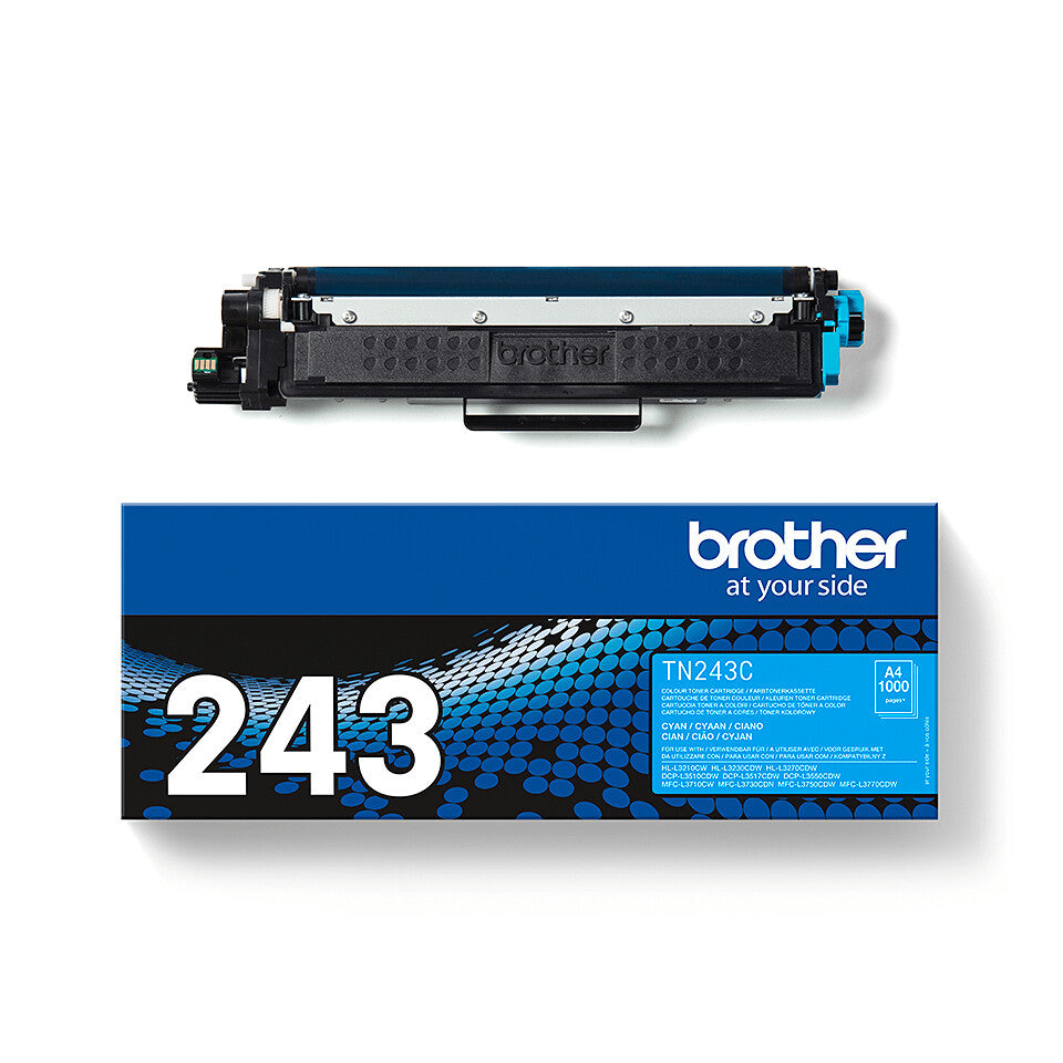 Brother TN-243C Tonerkassett 1 styck Original Cyan