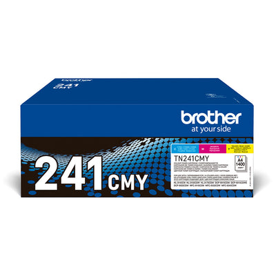 Brother TN-241CMY Tonerkassett 3 styck Original Cyan, Magenta, Gul