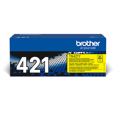 Brother TN-421Y Tonerkassett 1 styck Original Gul