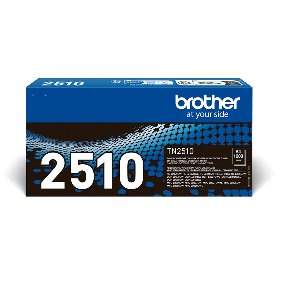 Brother TN-2510 Tonerkassett 1 styck Original Svart
