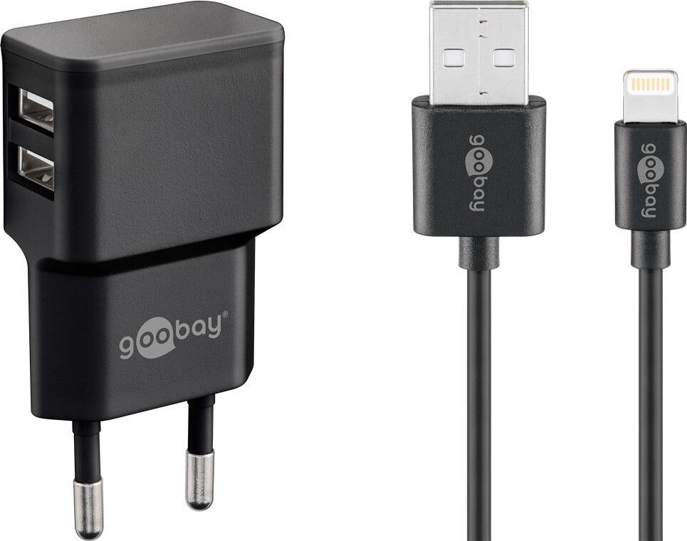 Goobay 44995 mobilladdare Universal Svart AC inomhus