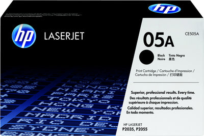 HP 05A svart LaserJet-tonerkassett, original