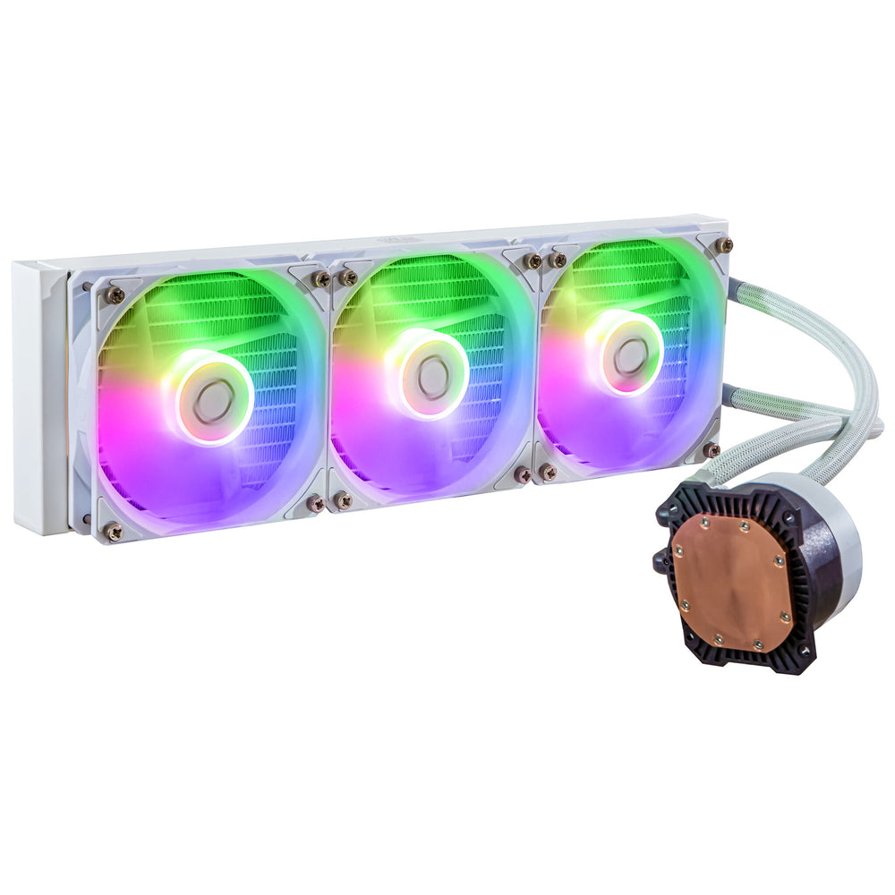 Cooler Master MasterLiquid 360L Core ARGB White Processor Vätskekylningskit 12 cm Vit