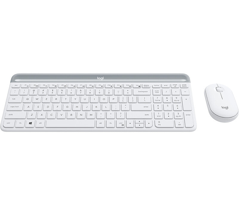 Logitech 920-009201 tangentbord Mus inkluderad Universal RF Trådlös QWERTY Nordic Vit