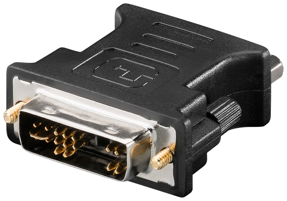 Goobay 69971 kabelomvandlare (hane/hona) DVI VGA Svart