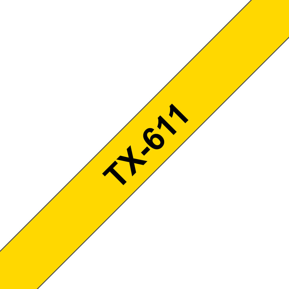 Brother TX-611 etikett-tejp