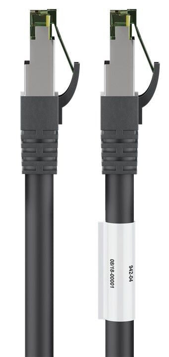 Goobay 66725 nätverkskablar Svart 7,5 m Cat8.1 S/FTP (S-STP)