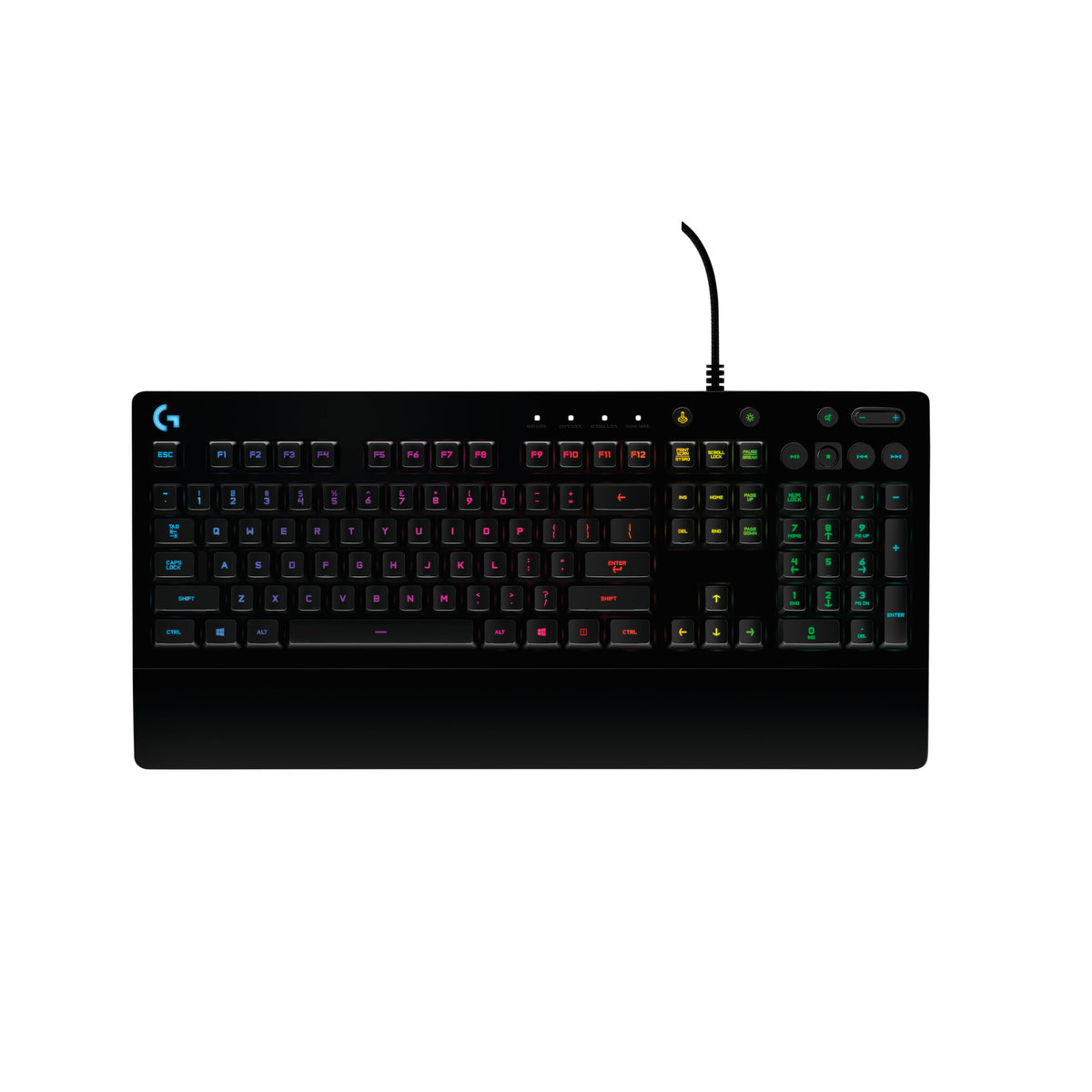 Logitech G G213 Prodigy tangentbord Spela USB QWERTY Nordic Svart