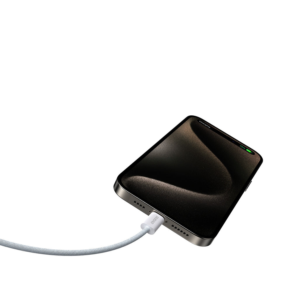 DUDAO L6C USB-C to 60W PD 2m hvid - Digital/Daten USB-kablar USB C Vit