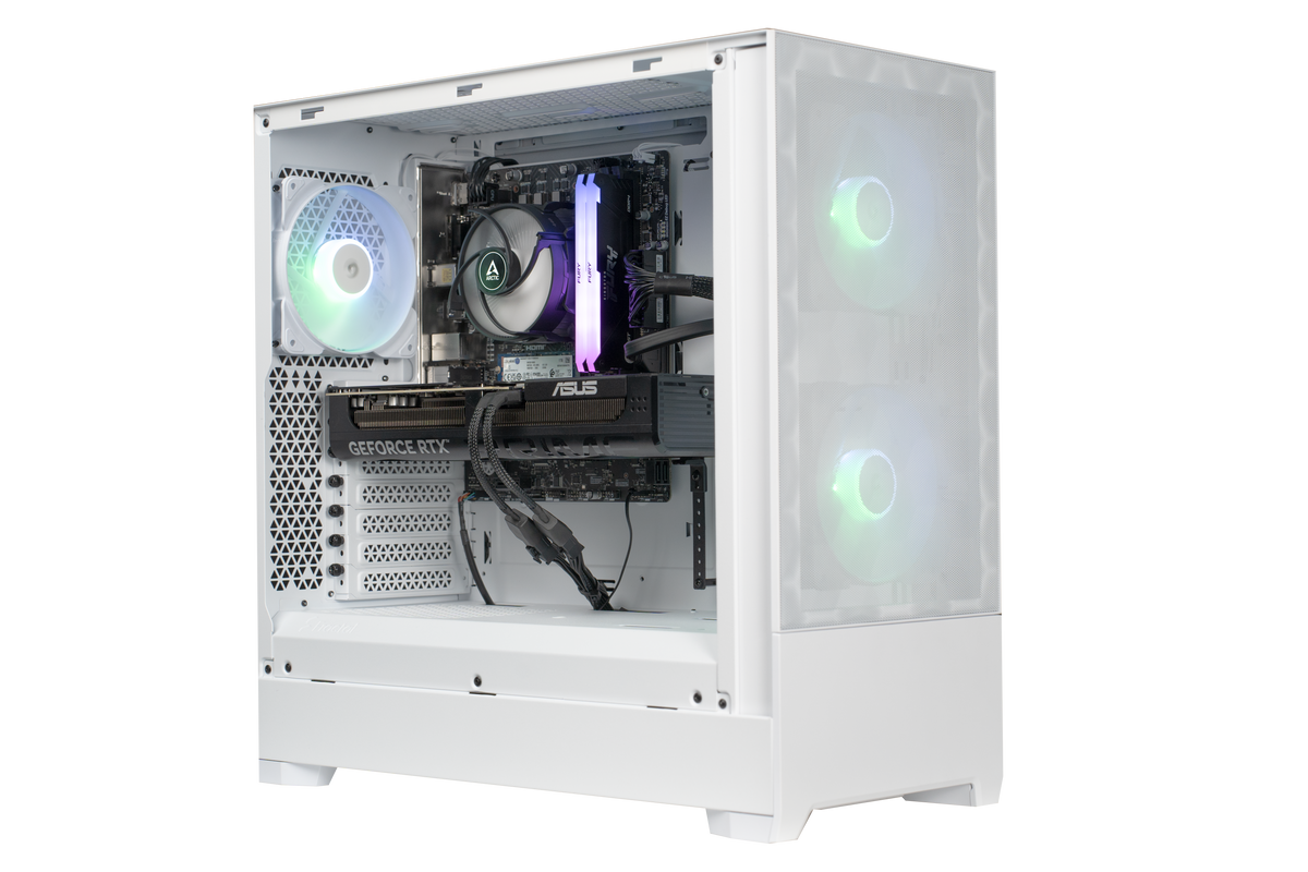 Shark Esport R502 Gaming PC R5 5500/RTX5060 8G/16GB RGB /1TB - stationär dator