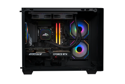Shark RGBeast Mini R501 Gaming PCAMD Ryzen 5 7400/RX9060 8G/16GB DDR5 /1TB - stationär dator (Copy