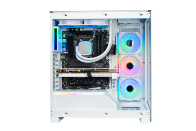 Shark RGBeast White R700 Gaming PC AMD Ryzen 7 9700X/RX9070XT 16G/16GB DDR5 /1TB - stationär dator